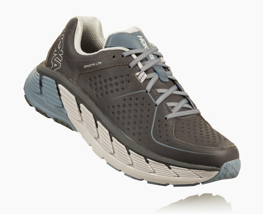 Hoka One One Koşu Ayakkabısı Erkek Kahverengi - Gaviota Deri - GD4163058